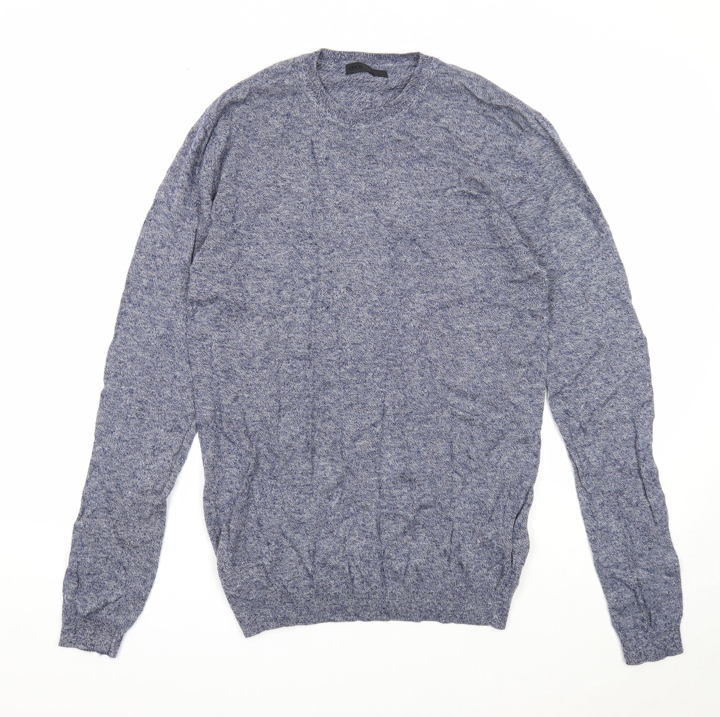 ASOS Mens Blue Round Neck Wool Pullover Jumper Size M