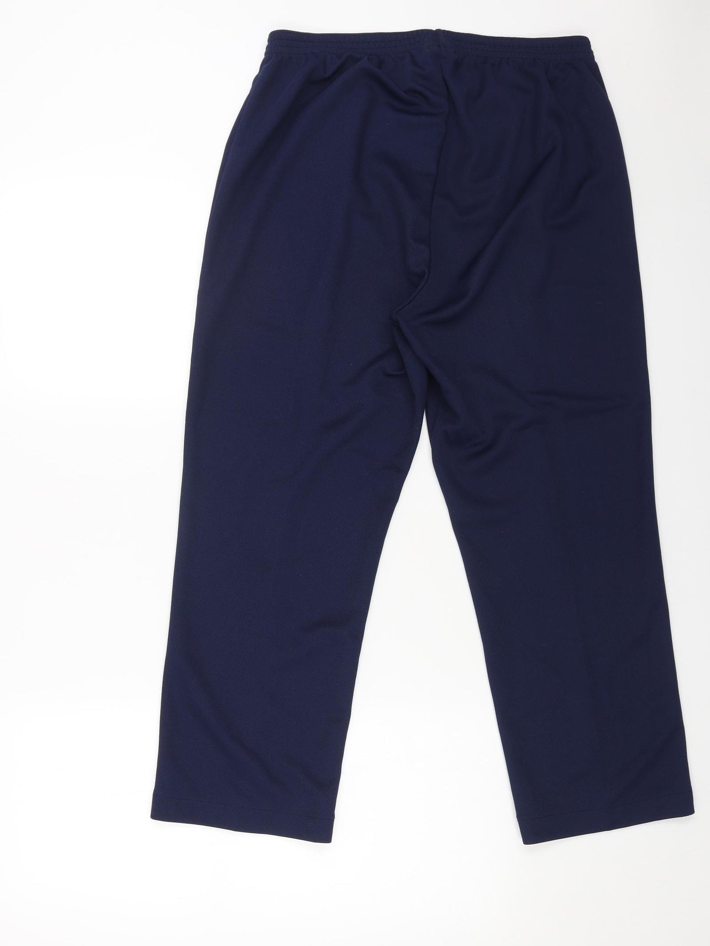 Damart Womens Blue Polyester Trousers Size 18 L25 in Regular