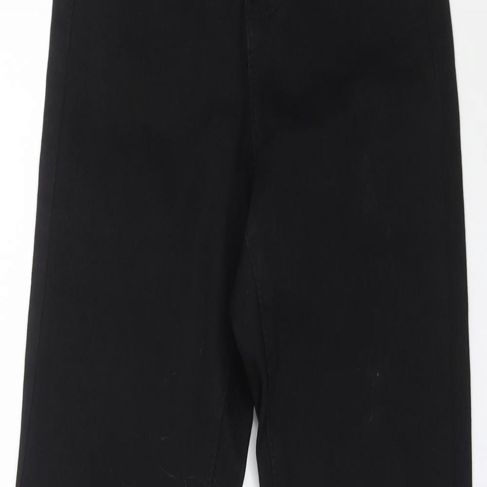 Primark Womens Black Cotton Jegging Jeans Size 4 L26 in Regular Button