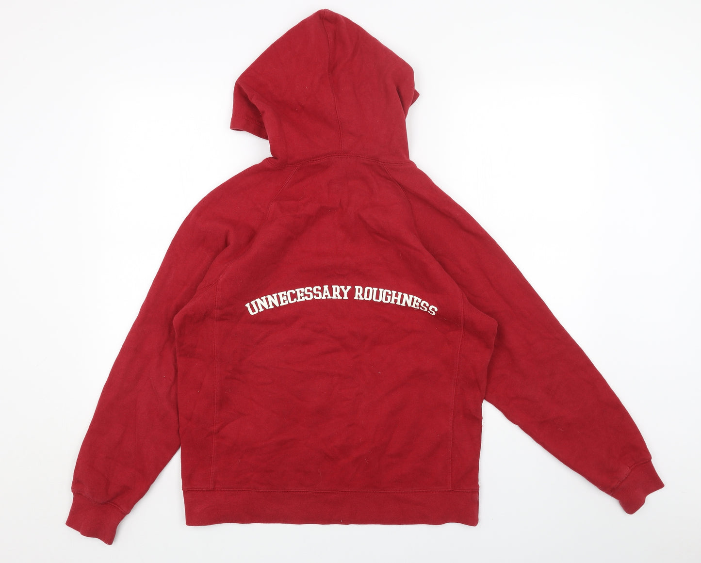 Arizona Jeans Mens Red Cotton Pullover Hoodie Size L