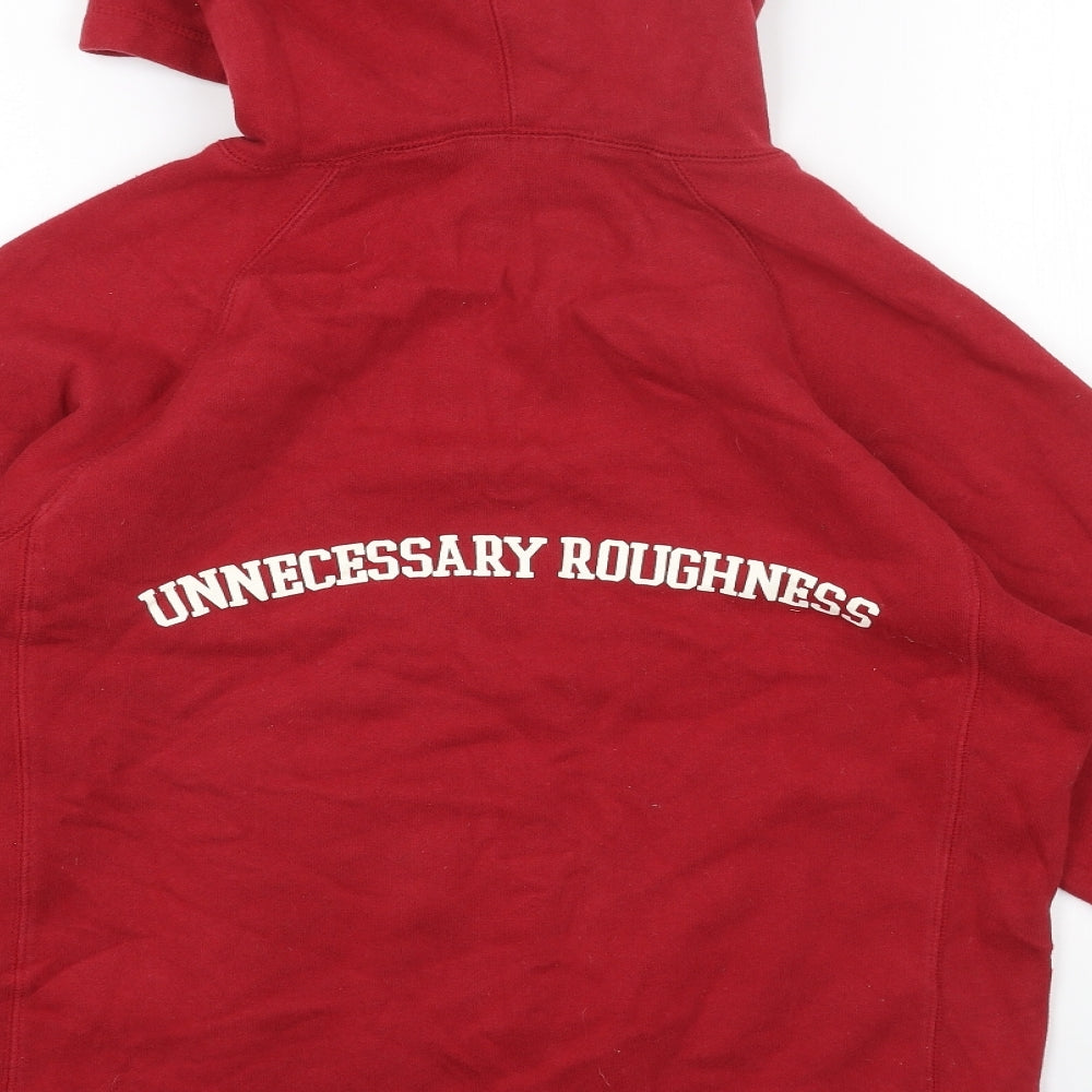Arizona Jeans Mens Red Cotton Pullover Hoodie Size L
