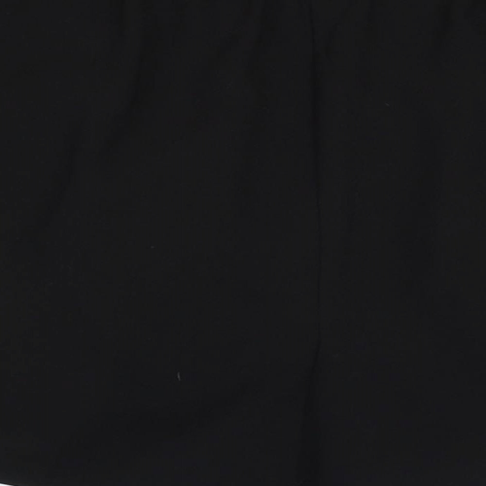 River Island Girls Black Polyester A-Line Skort Size 11-12 Years Regular