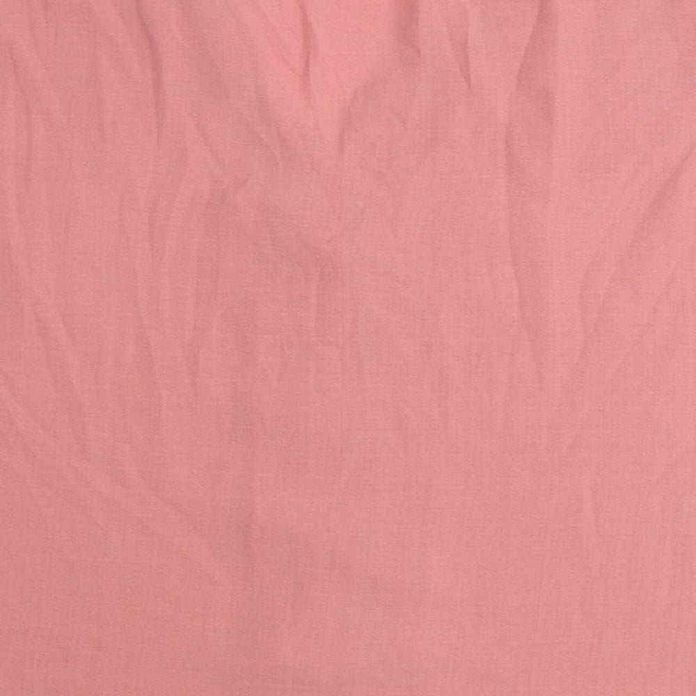Preworn Womens Pink Polyester Basic Blouse Size 20 V-Neck