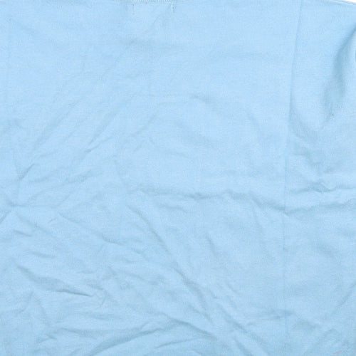Marks and Spencer Womens Blue V-Neck Viscose Pullover Jumper Size M