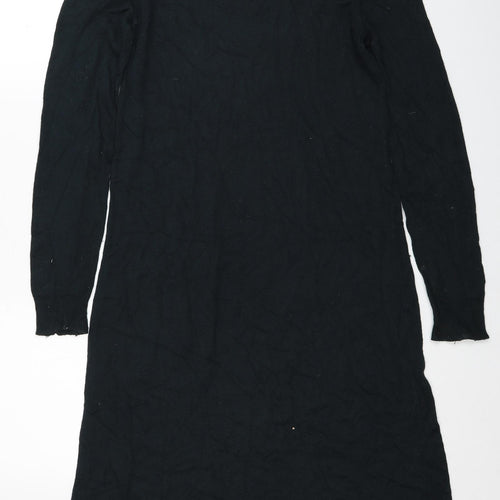 TWIGGY Womens Green Viscose Fit & Flare Size 10 Round Neck Pullover