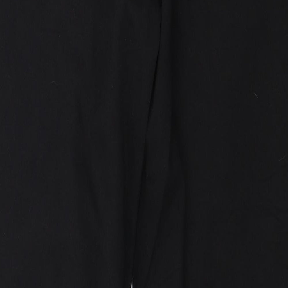 George Womens Black Cotton Skinny Jeans Size 16 Regular Zip