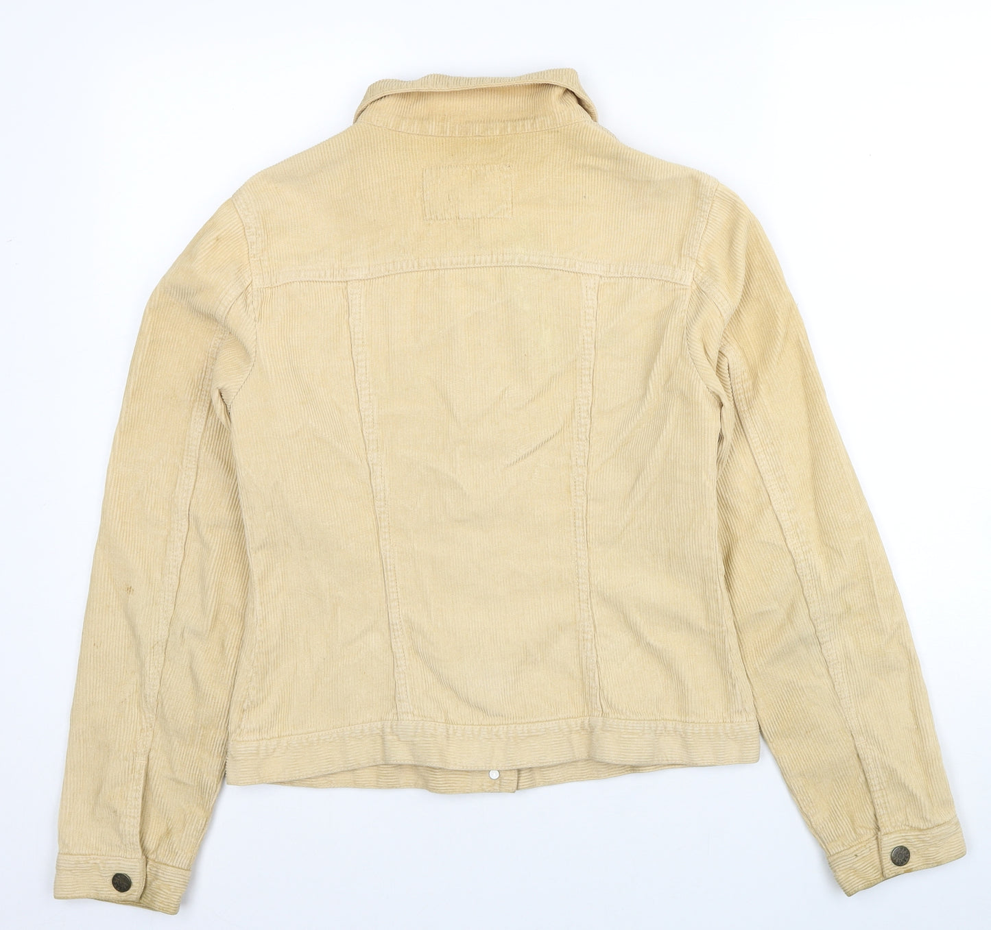 SP&CO Womens Beige Jacket Size S Button
