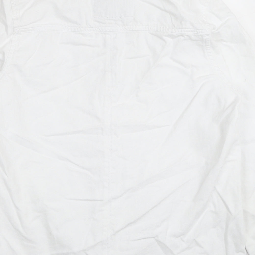 Crew Clothing Womens White Jacket Size 12 Button