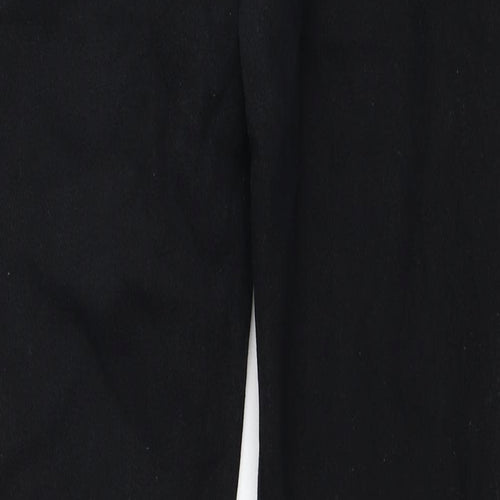 Denim & Co. Mens Black Cotton Straight Jeans Size 30 in L32 in Regular Zip