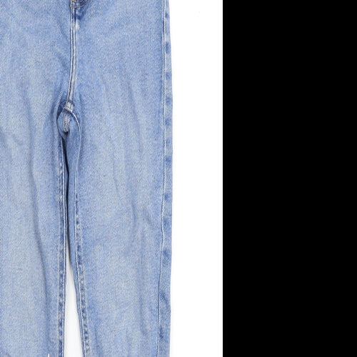 New Look Womens Beige Cotton Skinny Jeans Size 6 Regular Zip