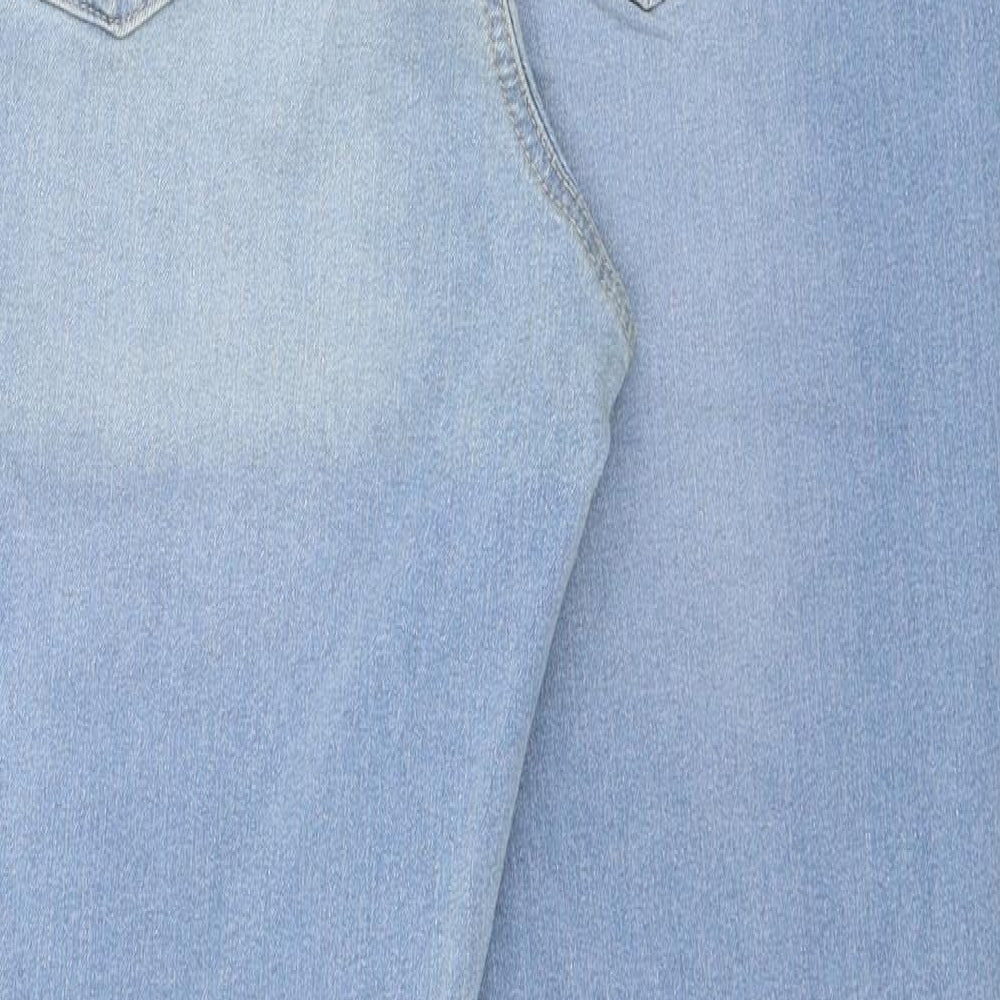 Marks and Spencer Womens Blue Cotton Jegging Jeans Size 18 Regular