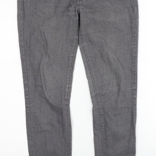 FOREVER 21 Womens Grey Cotton Skinny Jeans Size 27 in Regular Zip