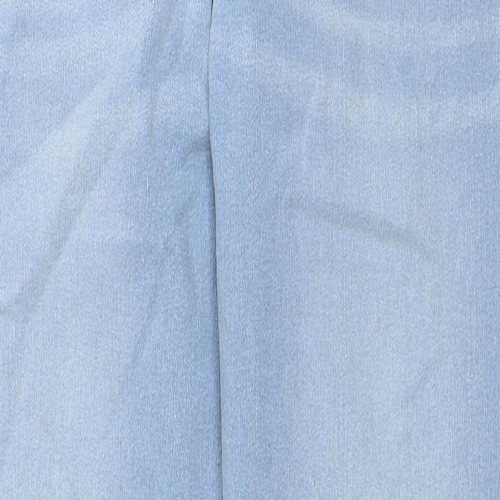 Marks and Spencer Womens Blue Cotton Jegging Jeans Size 16 Regular
