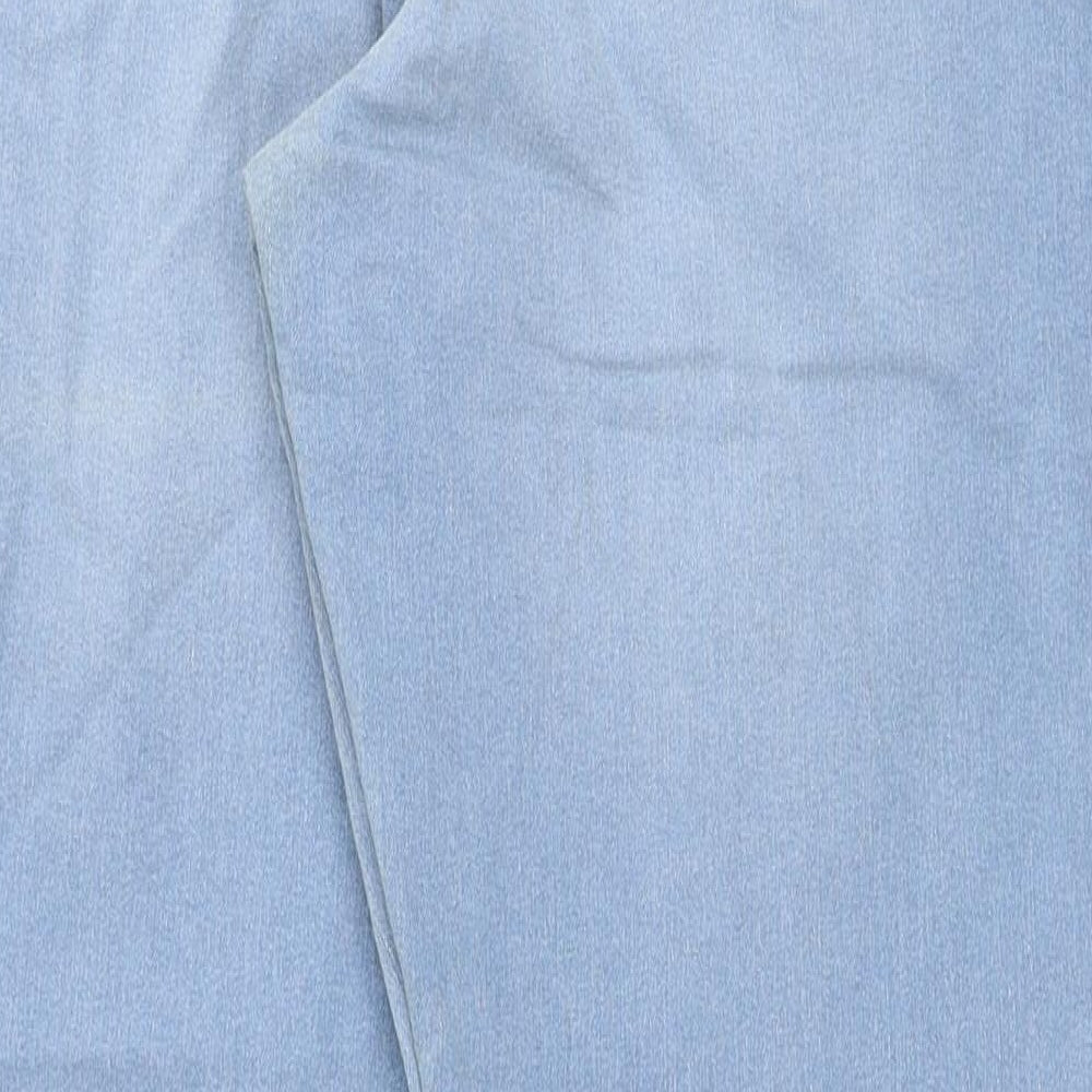 Marks and Spencer Womens Blue Cotton Jegging Jeans Size 16 Regular