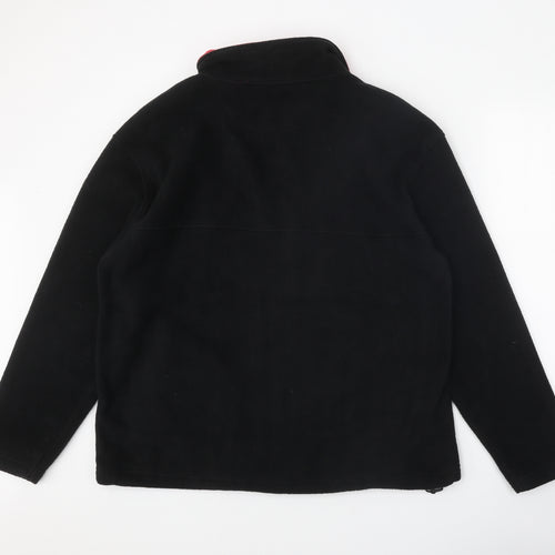 Cutting Edge Mens Black Jacket Size L Zip