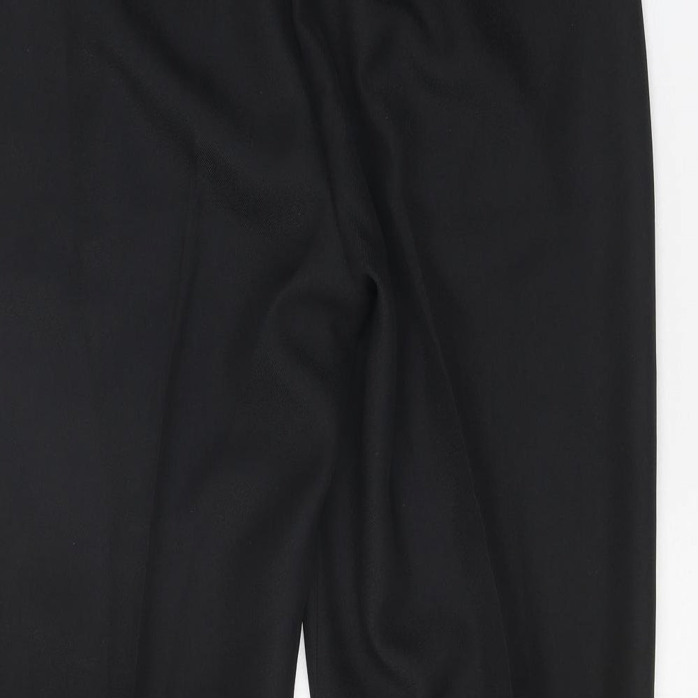 Chums Mens Black Polyester Dress Pants Trousers Size 36 in L27 in Regular Zip