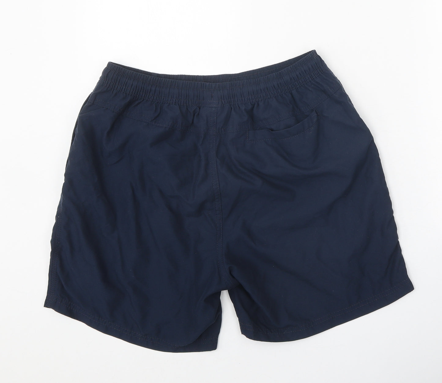 Pilgrim Mens Blue Polyester Sweat Shorts Size M Regular Tie - Swim Shorts