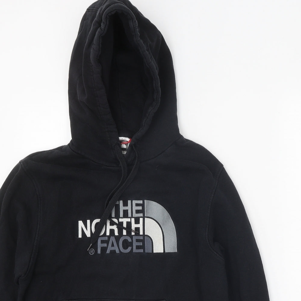 The North Face Mens Black Cotton Pullover Hoodie Size S