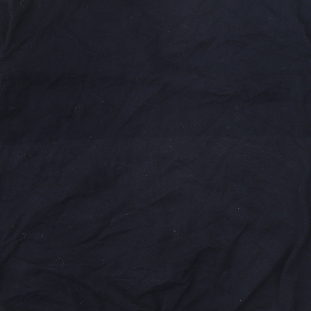Laura Ashley Womens Blue V-Neck Cotton Cardigan Jumper Size 20