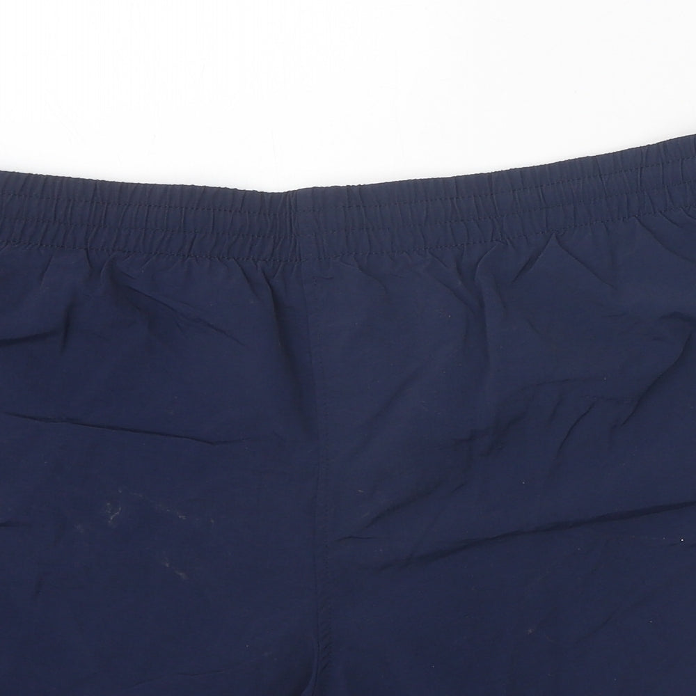 Slazenger Mens Blue Polyester Sweat Shorts Size M Regular Tie