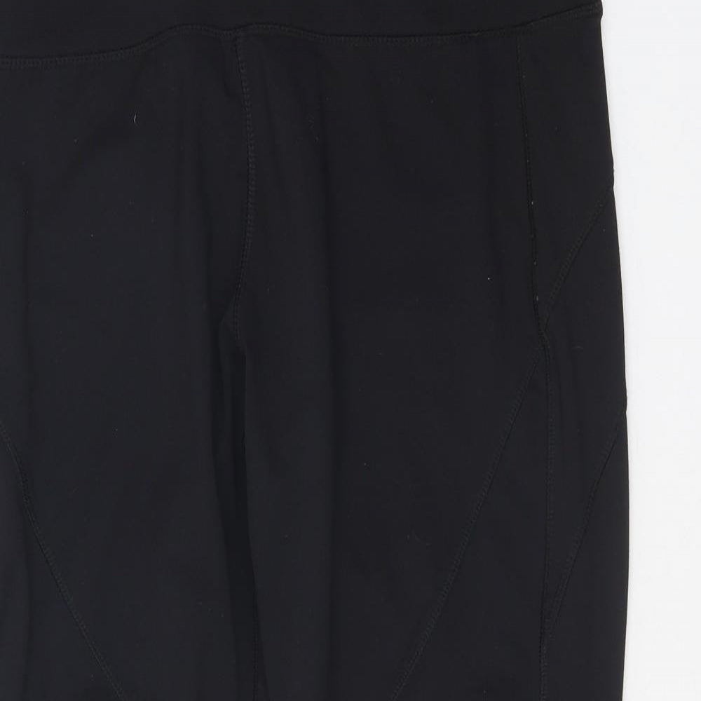 Primark Womens Black Polyester Sweatpants Trousers Size 14 Regular Pullover