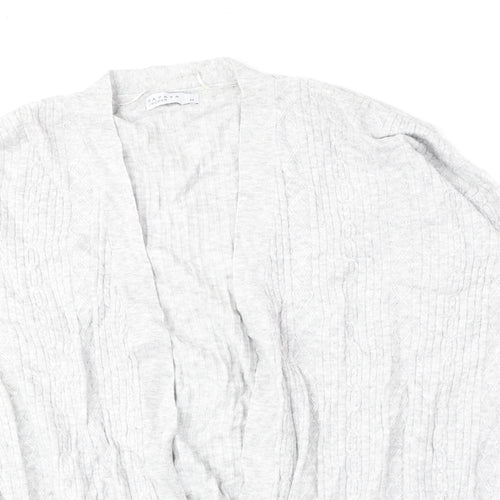 Matalan Womens Grey V-Neck Viscose Cardigan Jumper Size M