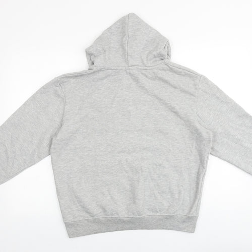 Boohoo Womens Grey Chlorofibre Pullover Hoodie Size 12 Pullover