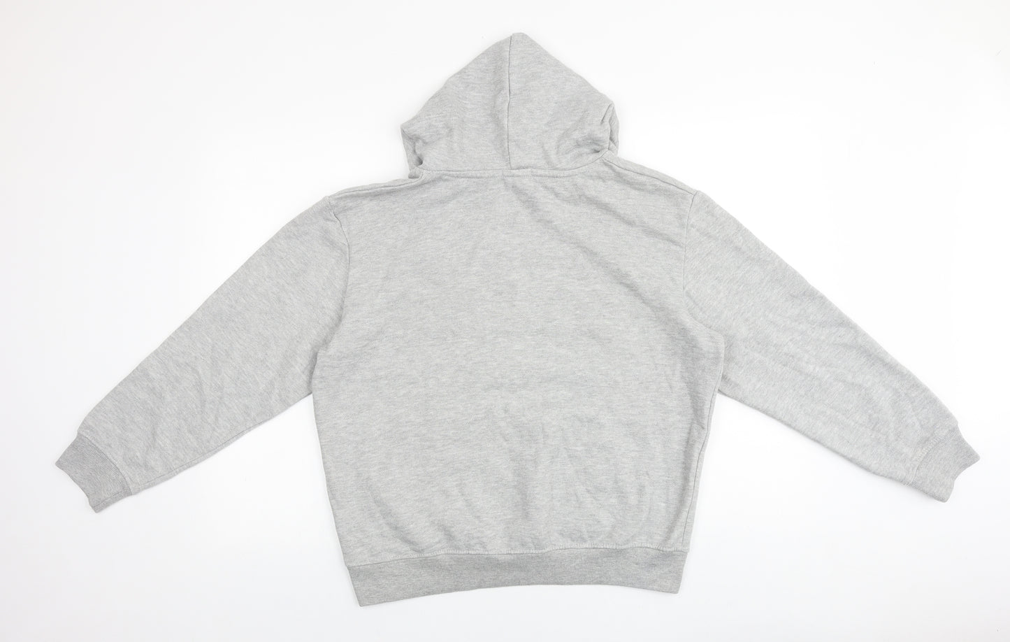 Boohoo Womens Grey Chlorofibre Pullover Hoodie Size 12 Pullover