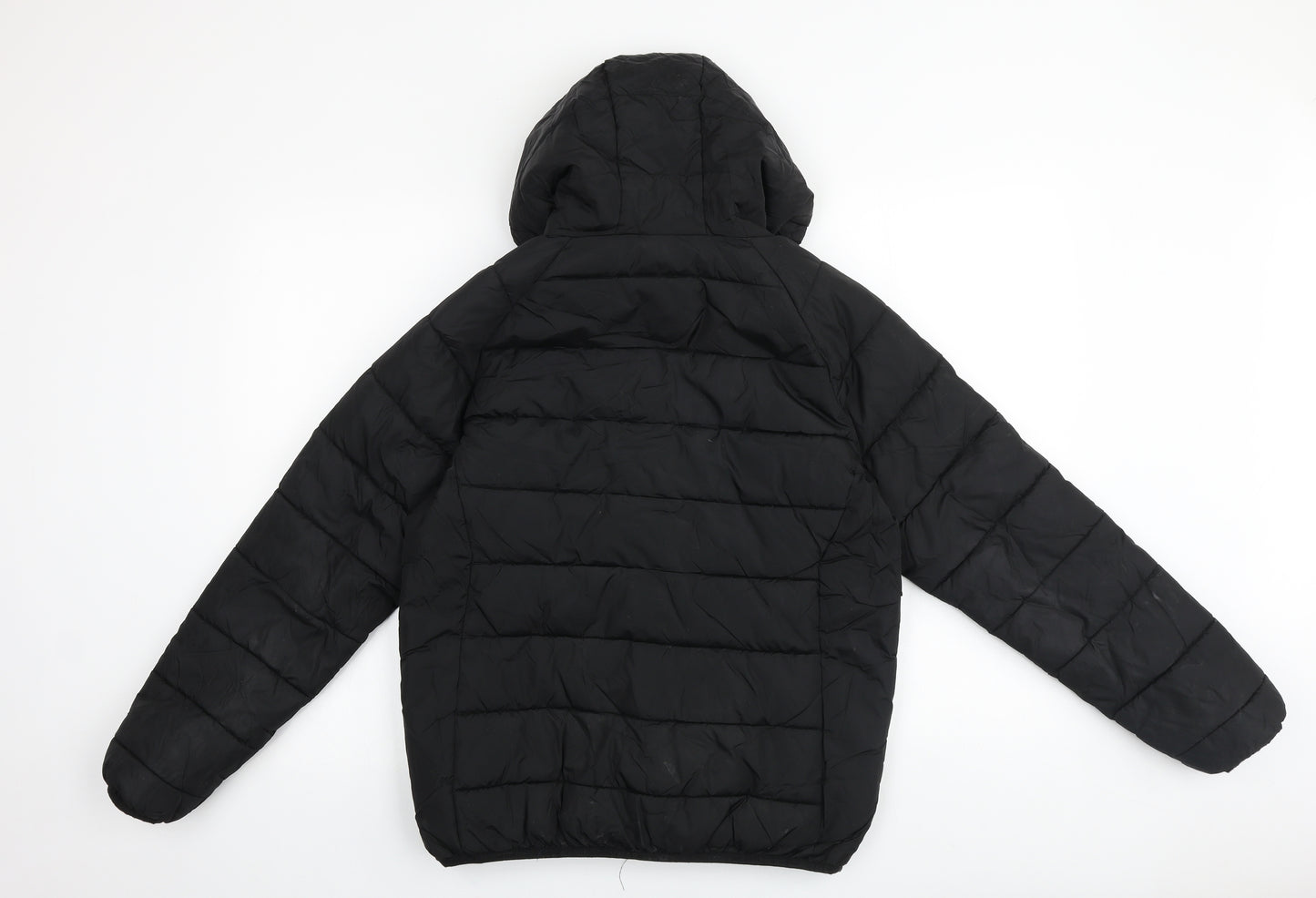 Sonneti Boys Black Quilted Jacket Size 13-14 Years Zip