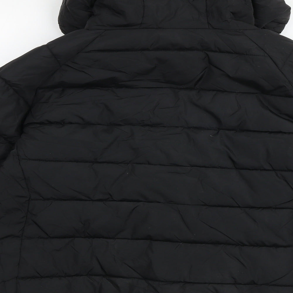 Sonneti Boys Black Quilted Jacket Size 13-14 Years Zip