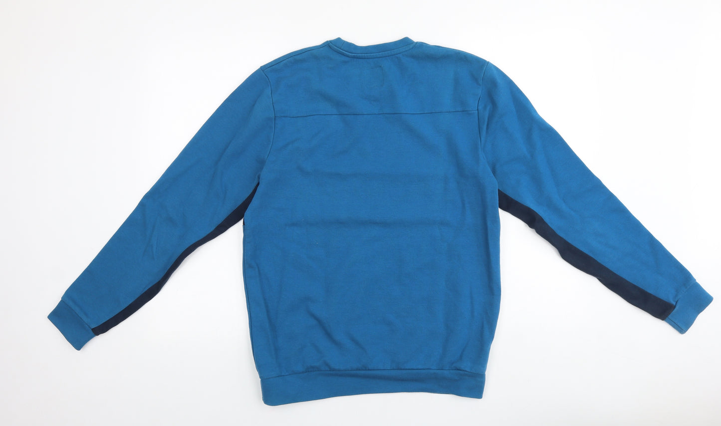 Jack Wills Mens Blue Cotton Pullover Sweatshirt Size M