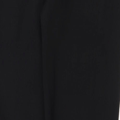 Preworn Womens Black Polyamide Trousers Size S Regular