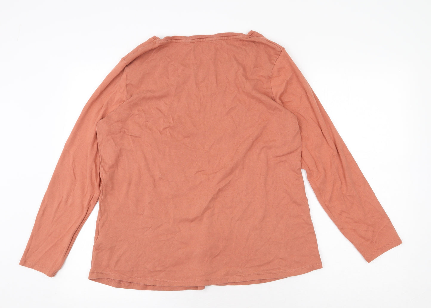 Capsule Womens Orange 100% Cotton Basic T-Shirt Size 20 Round Neck