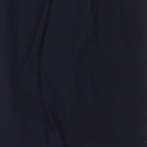 Marks and Spencer Mens Blue Polyester Dress Pants Trousers Size 32 in Regular Zip
