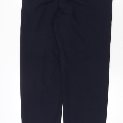 Marks and Spencer Mens Blue Polyester Dress Pants Trousers Size 32 in Regular Zip