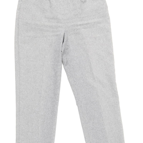 Bonmarché Womens Grey Polyester Trousers Size 12 Regular