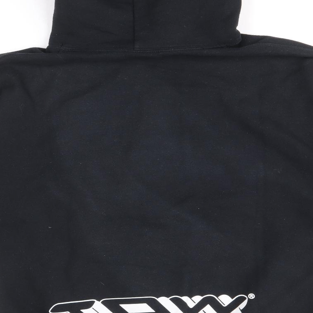 Gildan Mens Black Cotton Pullover Hoodie Size M