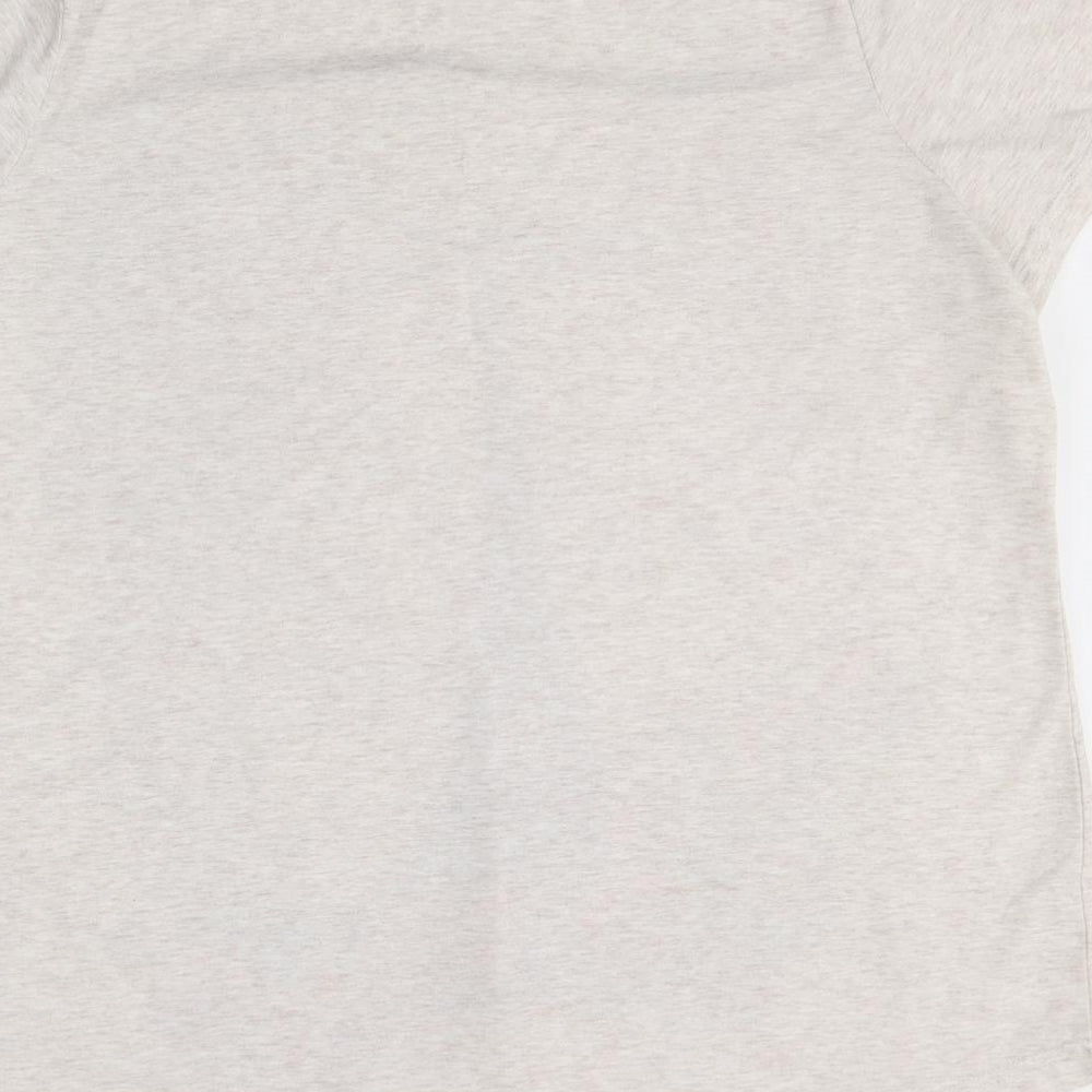 Bonmarché Womens Beige Polyester Basic T-Shirt Size 18 Round Neck - Eiffel Tower Print