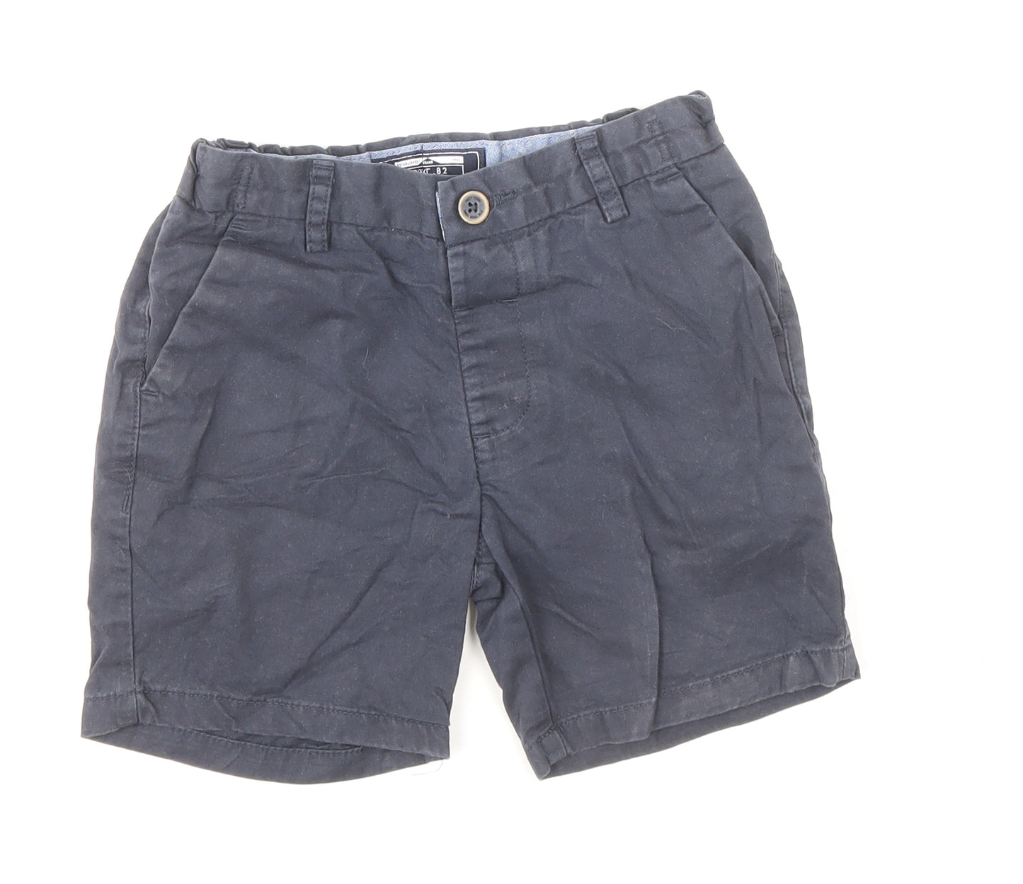 NEXT Boys Blue 100% Cotton Chino Shorts Size 4-5 Years Regular