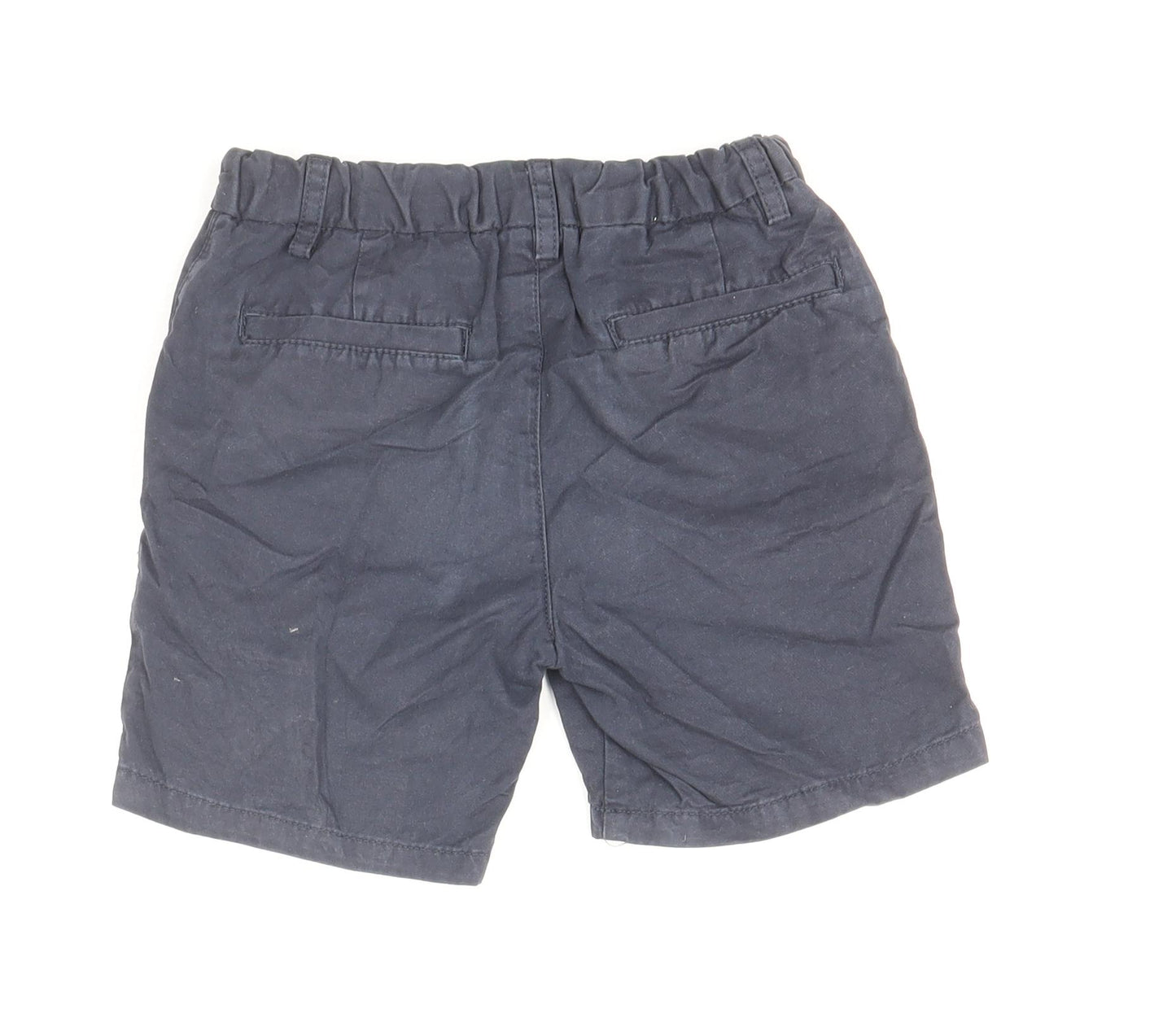NEXT Boys Blue 100% Cotton Chino Shorts Size 4-5 Years Regular