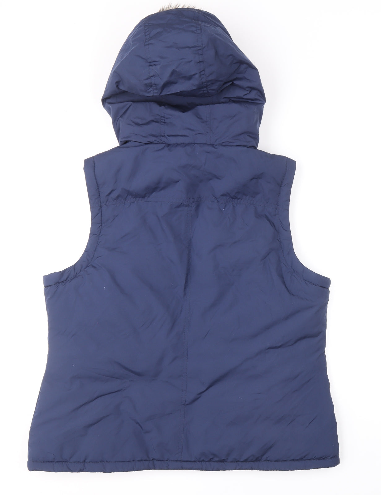 Gap Mens Blue Gilet Waistcoat Size L Zip