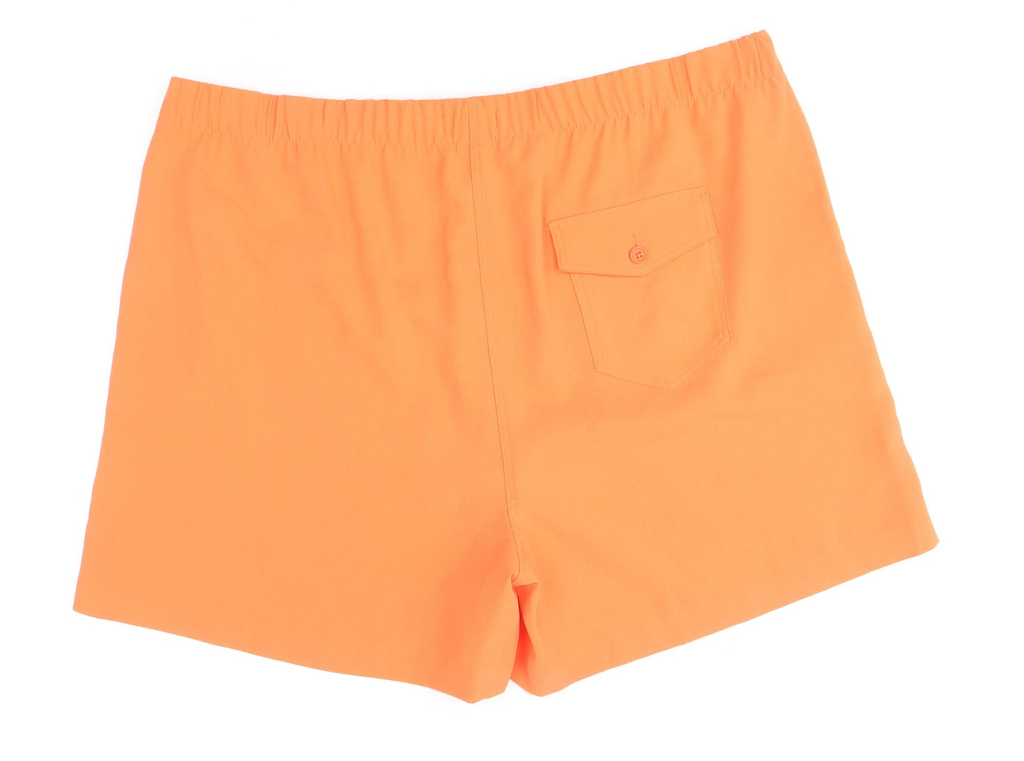 Marks and Spencer Womens Orange Polyester Basic Shorts Size 24 Regular Pull On