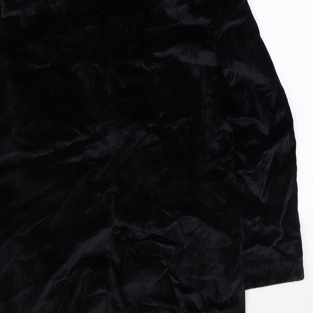 Masterhand Mens Black Cotton Jacket Suit Jacket Size 36