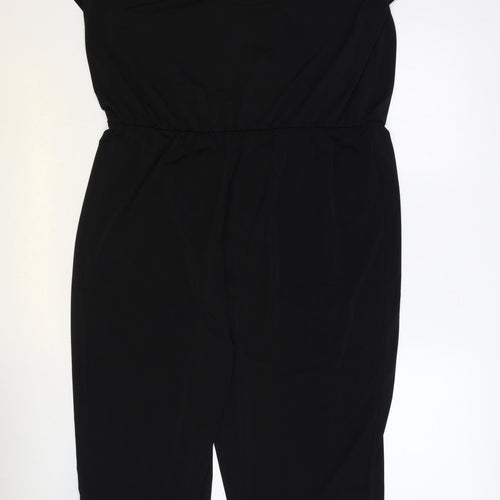 Pink Clove Womens Black Polyester Jumpsuit One-Piece Size 20 Pullover