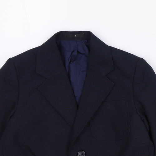 Truetex Boys Blue Jacket Blazer Size 3XL Button