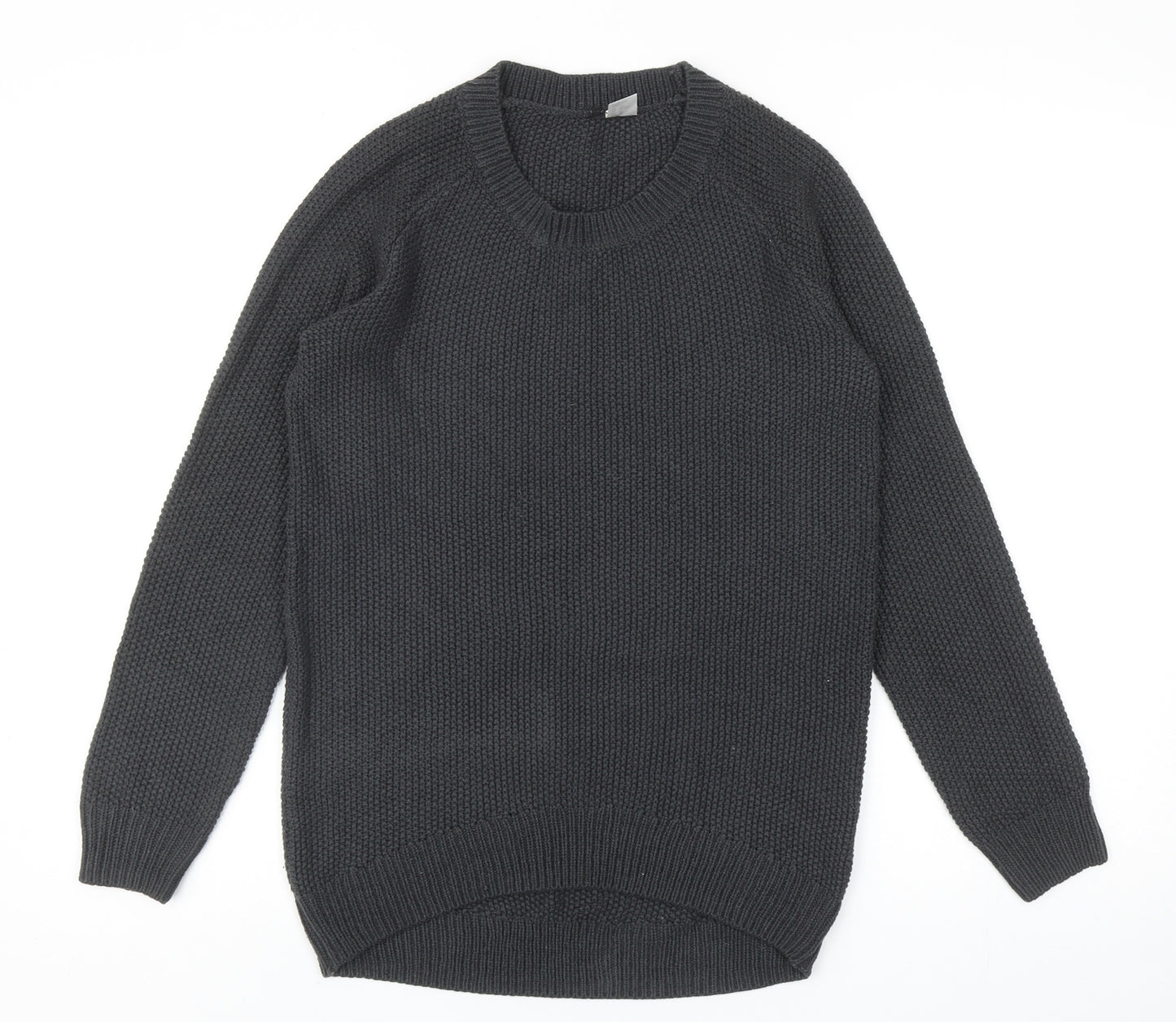 Preworn Womens Grey Roll Neck Acrylic Pullover Jumper Size XS