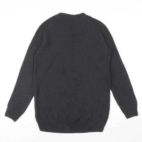 Preworn Womens Grey Roll Neck Acrylic Pullover Jumper Size XS