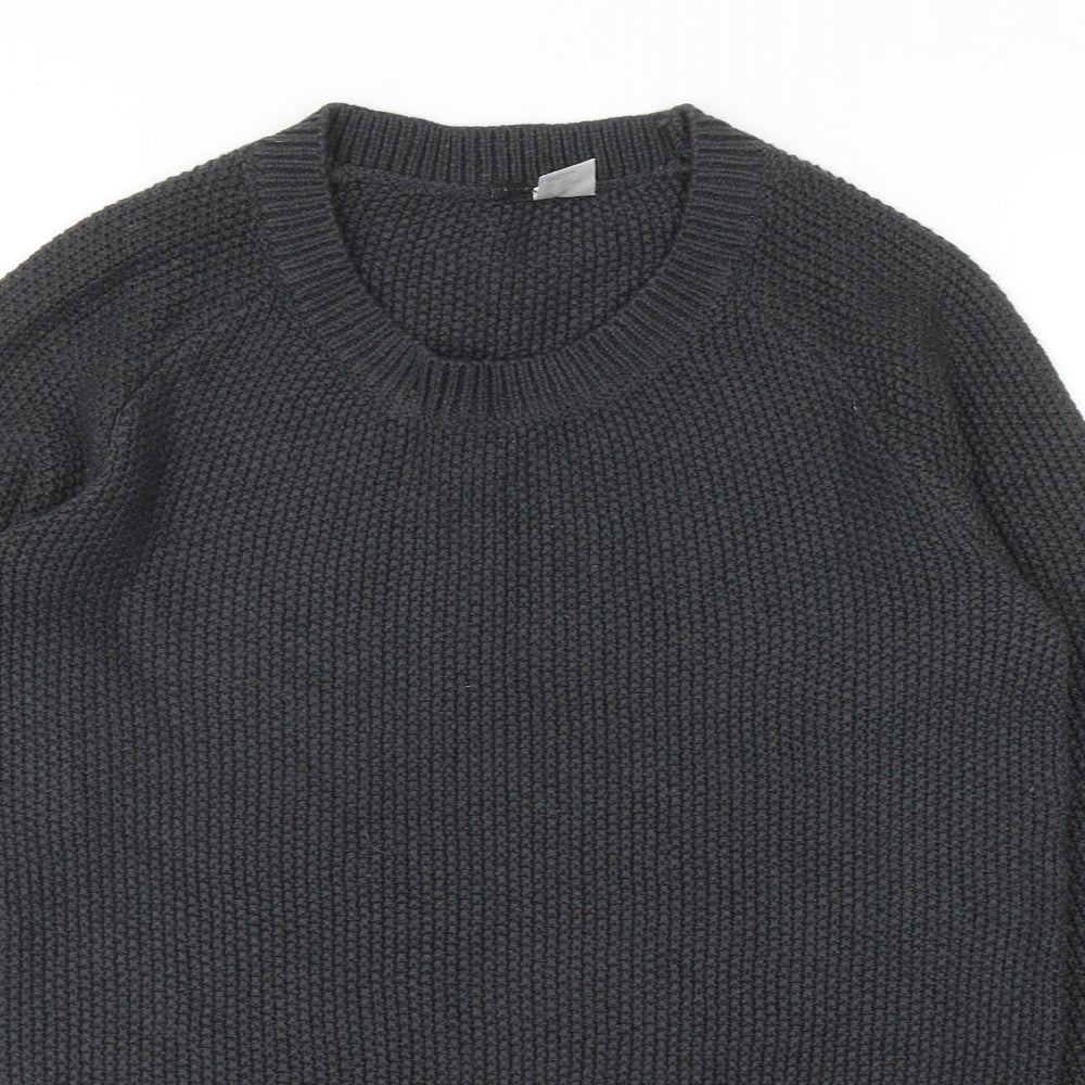 Preworn Womens Grey Roll Neck Acrylic Pullover Jumper Size XS