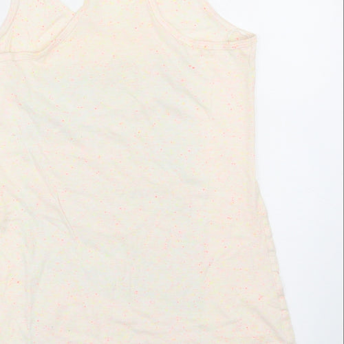 George Womens Multicoloured Cotton Basic Tank Size 10 Round Neck - Beach