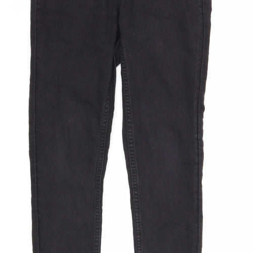 Divided Womens Black Cotton Skinny Jeans Size 8 Regular Zip